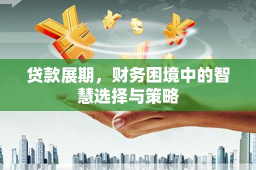 西海岸贷款展期，财务困境中的智慧选择与策略