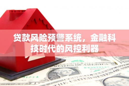 西海岸贷款风险预警系统，金融科技时代的风控利器