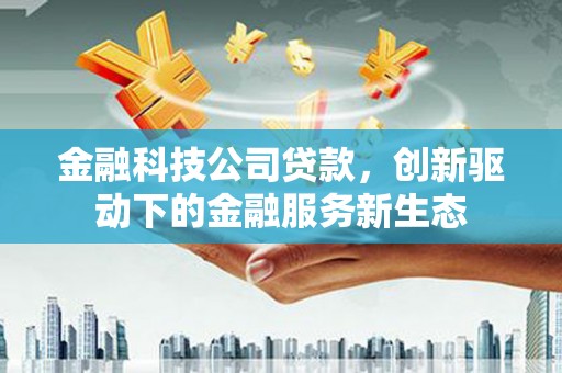 西海岸金融科技公司贷款，创新驱动下的金融服务新生态