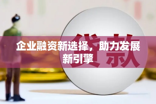 西海岸企业融资新选择，助力发展新引擎