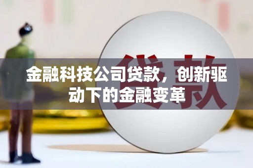 西海岸金融科技公司贷款，创新驱动下的金融变革