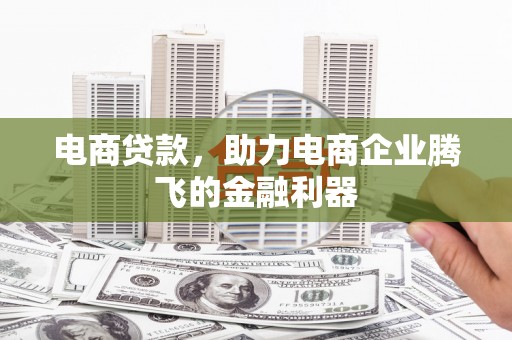 西海岸电商贷款，助力电商企业腾飞的金融利器