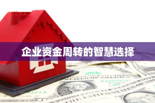 西海岸企业资金周转的智慧选择