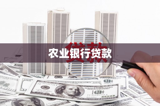 西海岸农业银行贷款