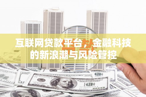 西海岸互联网贷款平台，金融科技的新浪潮与风险管控