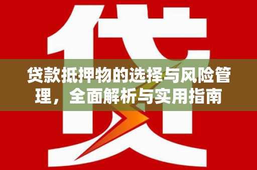 西海岸贷款抵押物的选择与风险管理，全面解析与实用指南