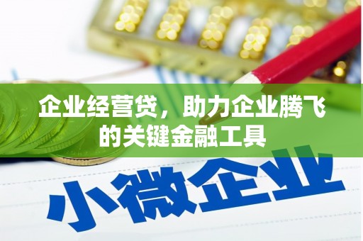 西海岸企业经营贷，助力企业腾飞的关键金融工具