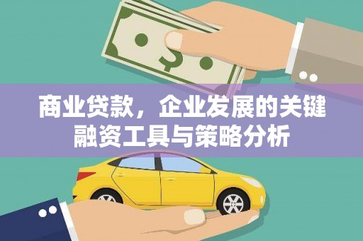 西海岸商业贷款，企业发展的关键融资工具与策略分析