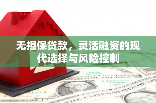 西海岸无担保贷款，灵活融资的现代选择与风险控制