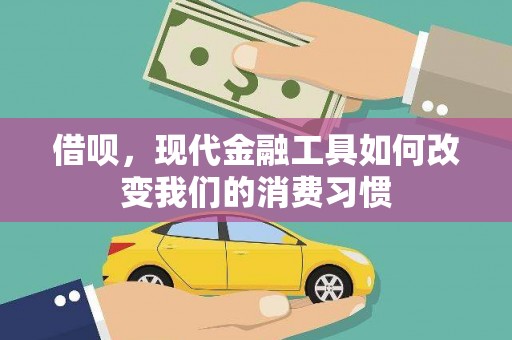 西海岸借呗，现代金融工具如何改变我们的消费习惯