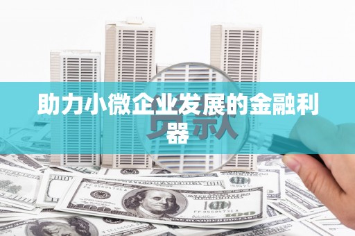 西海岸助力小微企业发展的金融利器