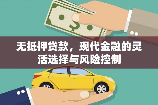 西海岸无抵押贷款，现代金融的灵活选择与风险控制