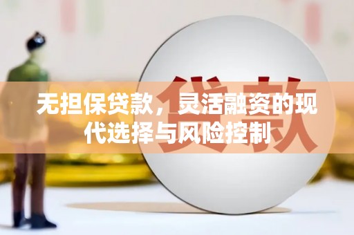 西海岸无担保贷款，灵活融资的现代选择与风险控制