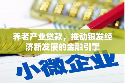 西海岸养老产业贷款，推动银发经济新发展的金融引擎