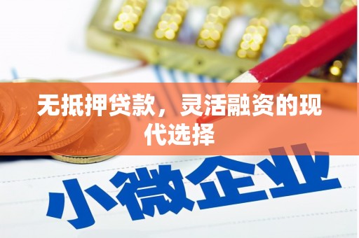 西海岸无抵押贷款，灵活融资的现代选择