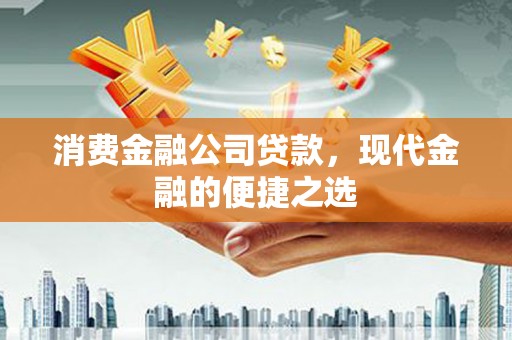 西海岸消费金融公司贷款，现代金融的便捷之选
