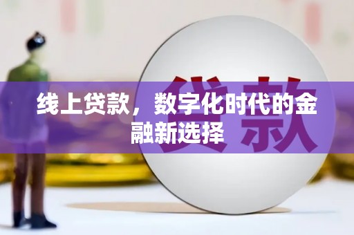 西海岸线上贷款，数字化时代的金融新选择
