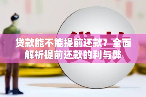 西海岸贷款能不能提前还款？全面解析提前还款的利与弊