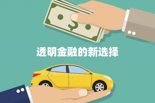 西海岸透明金融的新选择
