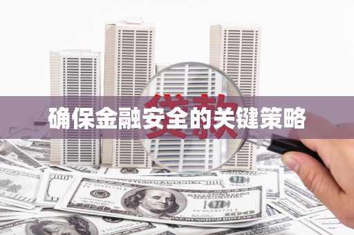 西海岸确保金融安全的关键策略