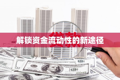 西海岸解锁资金流动性的新途径